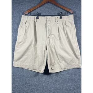 Polo Ralph Lauren Tyler Short Men's 38 Beige Pleated Front Pony Outdoor Casual